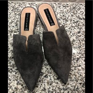 Steven point toe mules